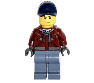 LEGO Ocean Explorer s Tmavě červená Sweatshirt Minifigurka