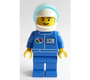 LEGO Octan Driver mit Weiß Helm Minifigur
