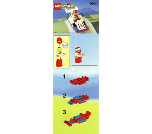LEGO Octan F1 Race Car Set 1990 Instructions
