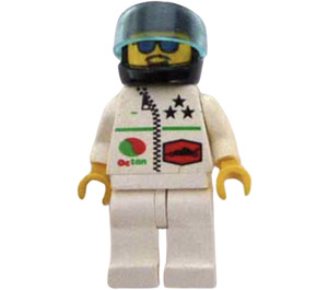 LEGO Octan Racer with Zipper and Black Helmet Minifigure