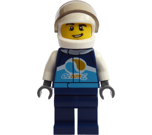 LEGO OctanE Driver avec 29 sur Retour Figurine