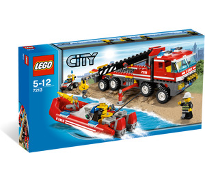 LEGO Off-Road Fire Truck & Fireboat Set 7213 Packaging