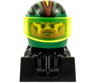 LEGO Off Road Racer - Groen en Zwart Minifiguur