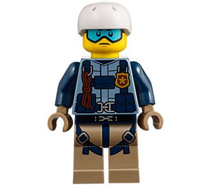 LEGO Officer sisällä Jumpsuit Minihahmo