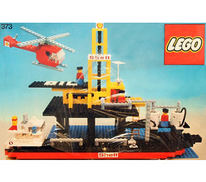 LEGO Offshore Rig with Fuel Tanker 373-1