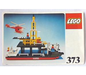 LEGO Offshore Rig mit Fuel Tanker 373-1 Instructions