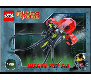 LEGO Ogel Mutant Squid Set 4796 Instructions