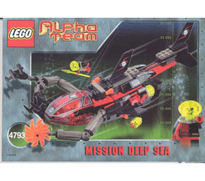 LEGO Ogel Shark Sub 4793 Byggeinstruksjoner