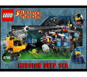 LEGO Ogel Underwater Base and AT Sub Set 4795 Instructions