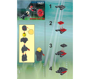 LEGO Ogel Underwater Slizer Set 1427 Instructions