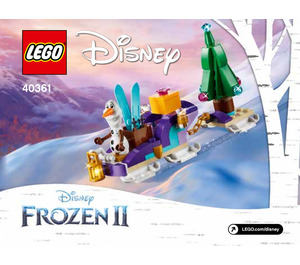 LEGO Olaf's Traveling Sleigh 40361 Instrukce