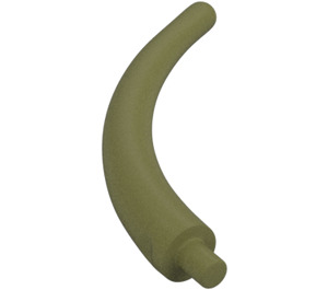 LEGO Olive Green Animal Tail End Section (40379)