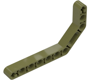 LEGO Olive Green Beam 3 x 3.8 x 7 Bent 45 Double (32009 / 41486)