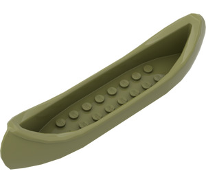 LEGO Olive Green Boat Canoe 4 x 16 (6021 / 33590)