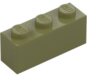 LEGO Verde oliva Mattoncino 1 x 3 (3622 / 45505)