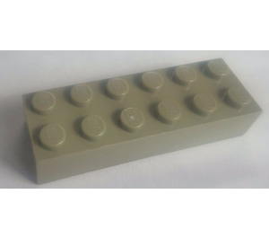 LEGO Olivově zelená Kostka 2 x 6 (2456 / 44237)