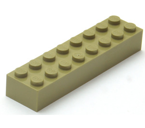 LEGO Verde oliva Ladrillo 2 x 8 (3007 / 93888)