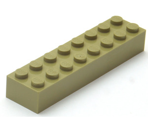 LEGO Olive Green Brick 2 x 8 (3007 / 93888)