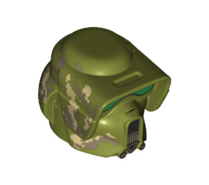 LEGO Vert Olive Corps Trooper Casque avec Camouflage (15311 / 16684)