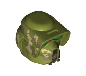 LEGO Vert Olive Corps Trooper Casque avec Elite Corps Trooper Camouflage (15311 / 47210)