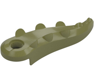 LEGO Olive Green Crocodile Tail (18906)