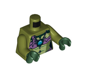 LEGO Olijfgroen Crooler Torso (973 / 76382)