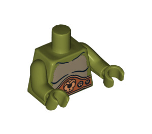 LEGO Olivově zelená Cyclops Trup (973 / 88585)