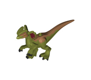 LEGO Olive Green Dilophosaurus Body (53306 / 68178)