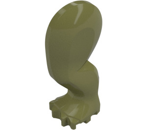 LEGO Olive Green Dinosaur Back Left Leg