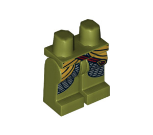 LEGO Olivgrün Elrond Minifigure Hüften und Beine (3815 / 18550)