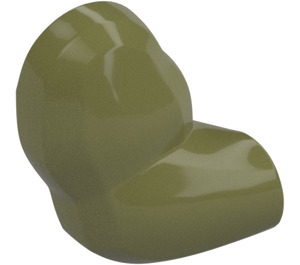 LEGO Vert Olive Giant Droite Bras (10124)