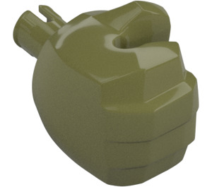 LEGO Olive Green Giant Right Hand (10126)