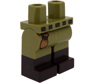 LEGO Olivgrün Goatherd Beine (73200 / 105574)
