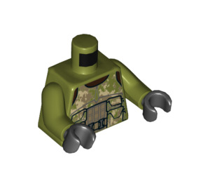 LEGO Olivgrün Kashyyyk Clone Trooper Minifig Torso (973 / 76382)