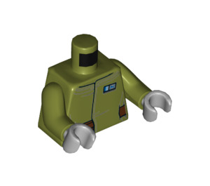 LEGO Olive verte Lieutenant Bek Minifig Torse (973 / 76382)