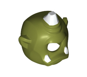 LEGO Olive Green Minifigure Cyclops Helmet (11473)