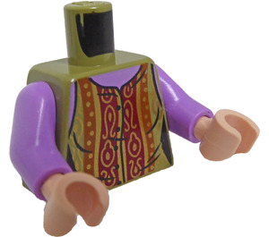 LEGO Olivengrøn Phoebe Buffay Minifig Torso (973 / 76382)