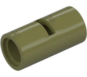 LEGO Olive Green Pin Joiner Round with Slot (29219 / 62462)