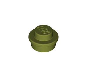 LEGO Olive Green Plate 1 x 1 Round (6141 / 30057)