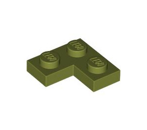 LEGO Olijfgroen Plaat 2 x 2 Hoek (2420)