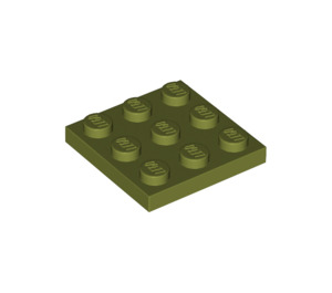LEGO Olivgrün Platte 3 x 3 (11212)