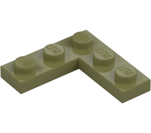 LEGO Olivgrün Platte 3 x 3 Ecke (77844)