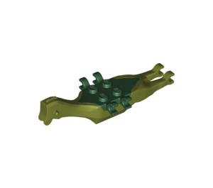 LEGO Olivgrün Pteranodon Körper mit Dark Green oben (47587 / 98653)