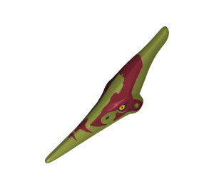 LEGO Olive Green Pteranodon Head (38261)