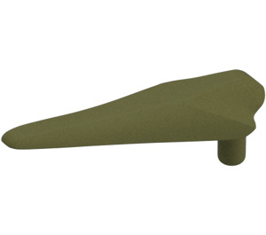 LEGO Olive Green Pteranodon Jaw (98087)