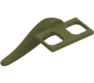 LEGO Olive Green Reptile Tail (79973)