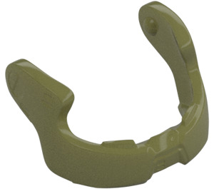 LEGO Olive Green Resistance Trooper Chin Guard Visor (23851 / 34825)