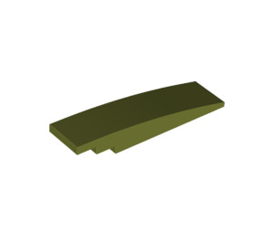 LEGO Olive Green Slope 2 x 8 Curved (42918)