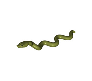 LEGO Olive Green Snake with Black Eyes (38801 / 39554)