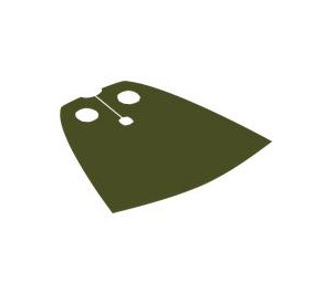 LEGO Olive Green Standard Cape with Regular Starched Texture (20458 / 50231)